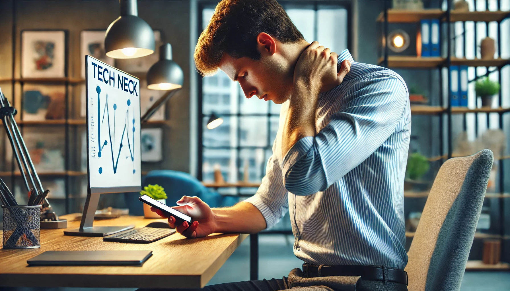 El aumento de casos de 'Cuello Tecnológico': Cómo el tiempo frente a pantallas está transformando la postura humana